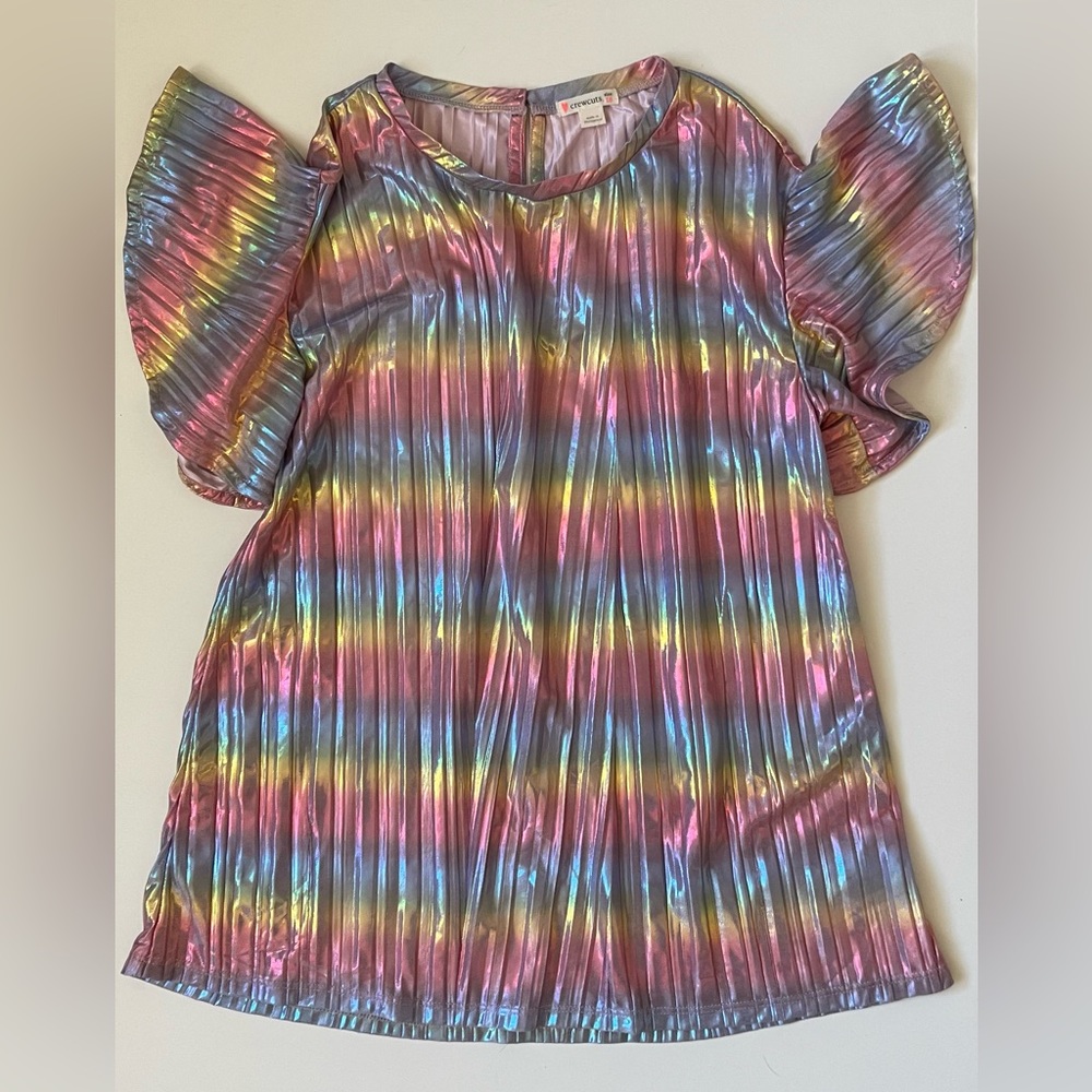 J. Crew Crewcuts Girls’ Shimmery Flutter-sleeve Top